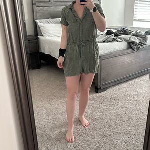 A&F Olive Green Romper
